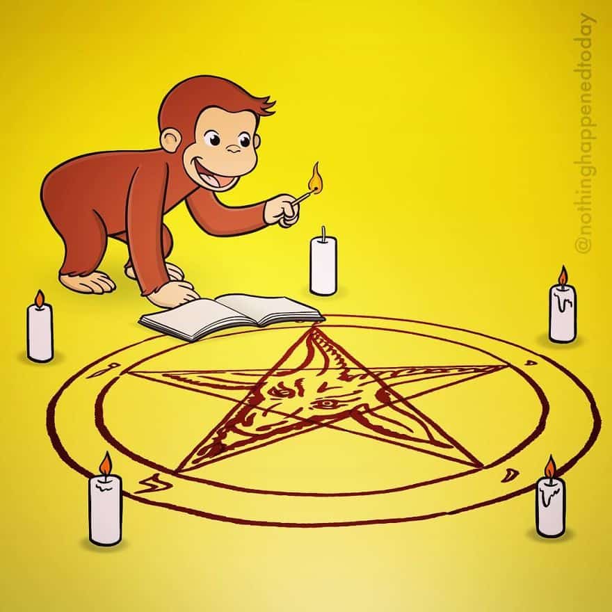 Cartoon character's secret life 