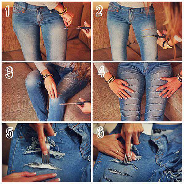 6 Simple Hacks To Renew Your Jeans