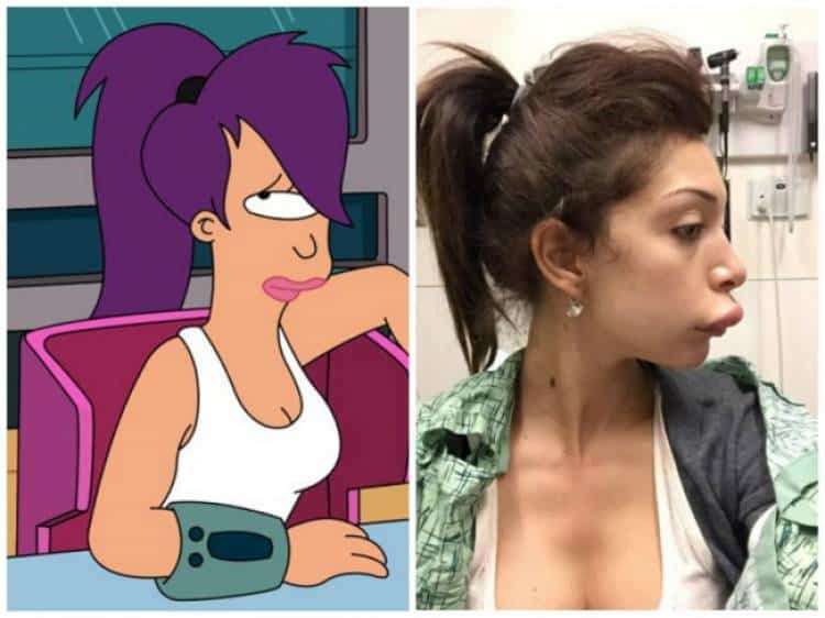 Pictures of cartoon characters in real life