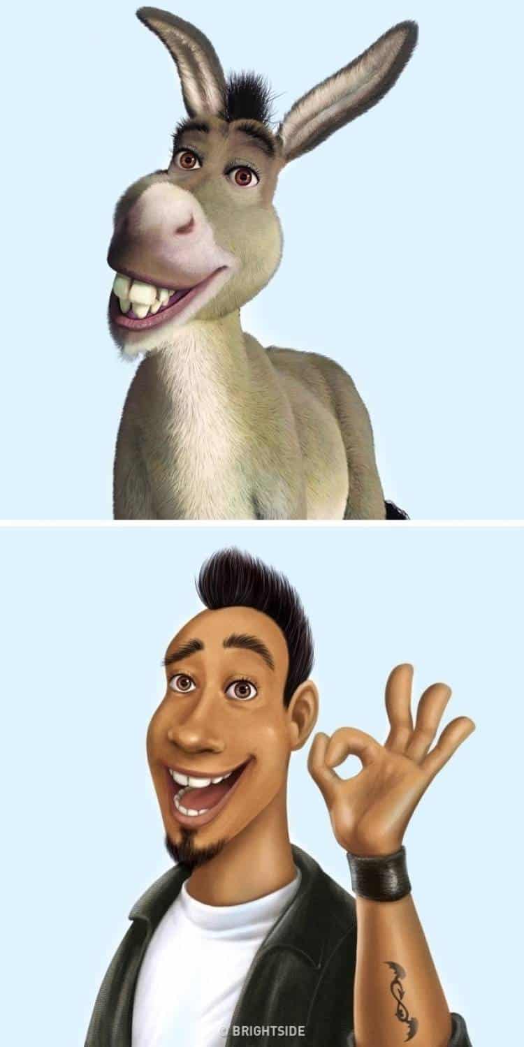 Real life cartoon characters