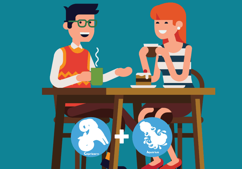 Capricorn and Aquarius