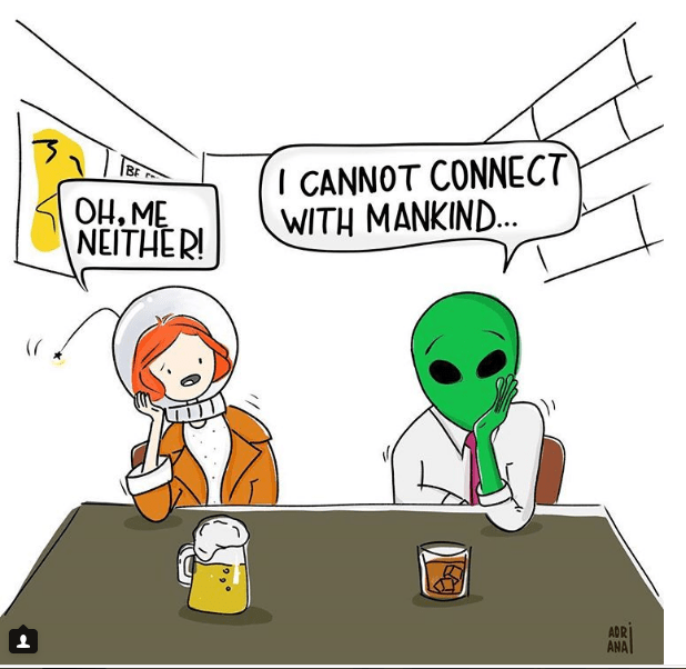 Illustration Of Relationship Drawn By An Artist For The Ever Loved People