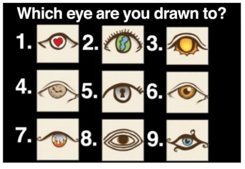 Personality test choose one eye and see what it reveals
