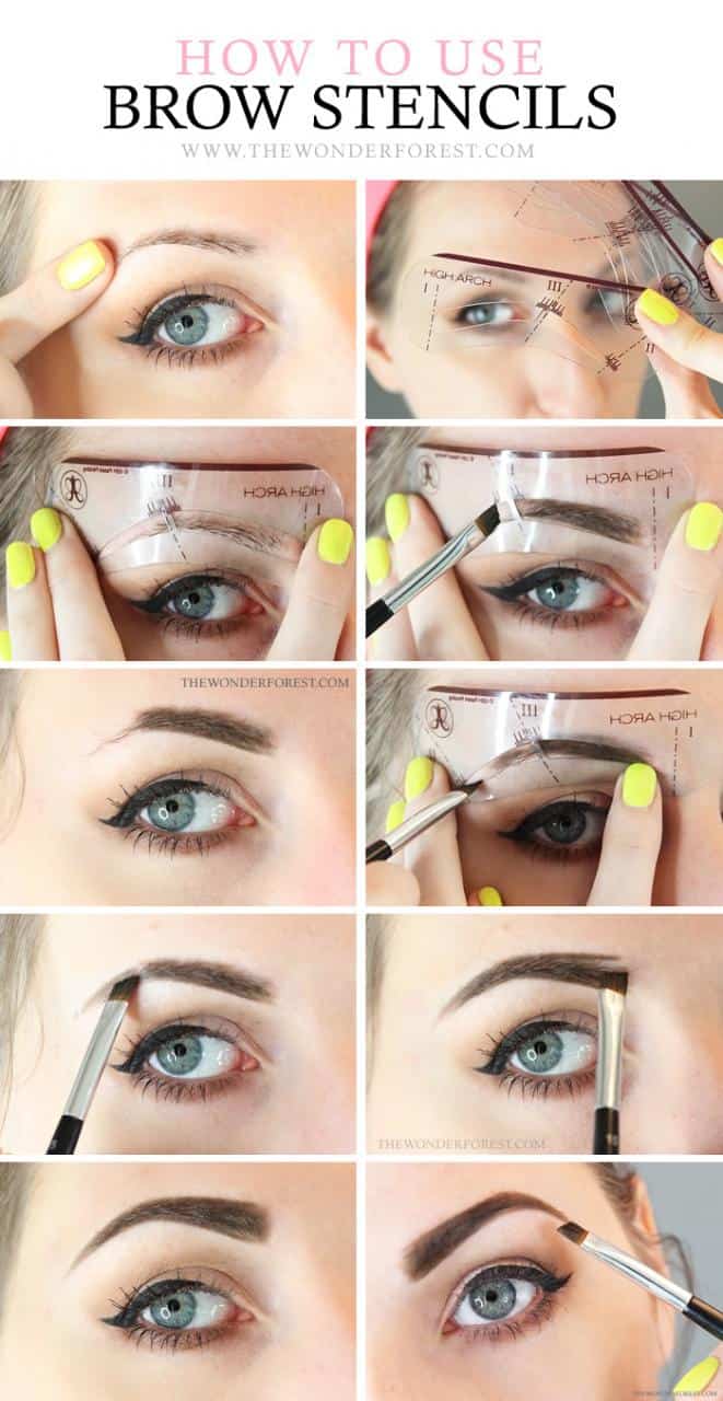 Eyebrow Stencils 