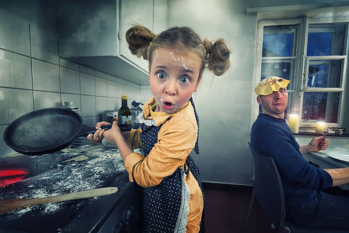 Dad photoshops his daughter photos is too creative