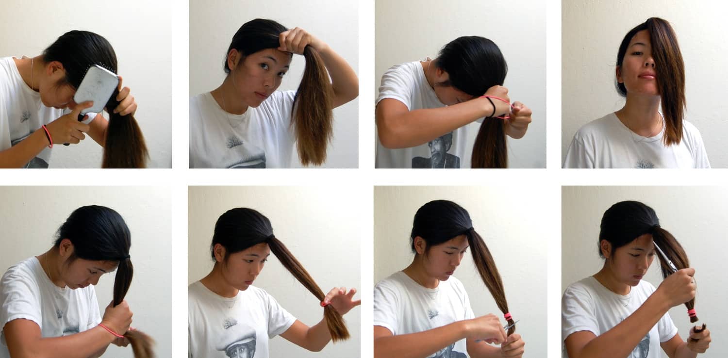 How to cut hair A DIY Layered Haircut For Long Hairs