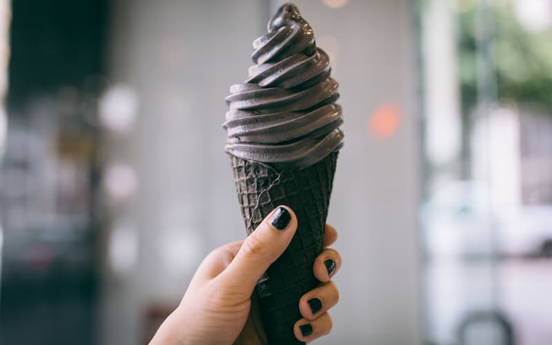 Charcoal Ice cream