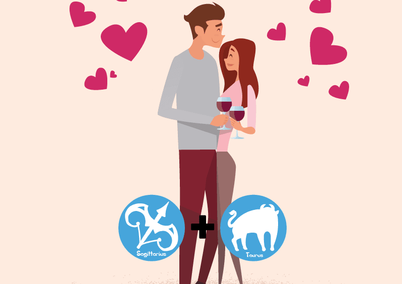 Sagittarius and Taurus