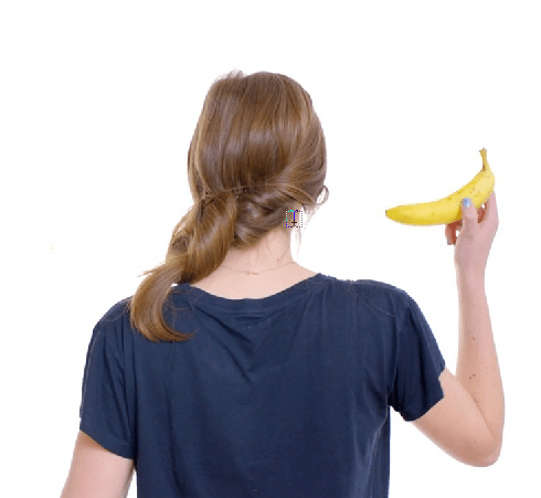 Banana Bun Hairstyle