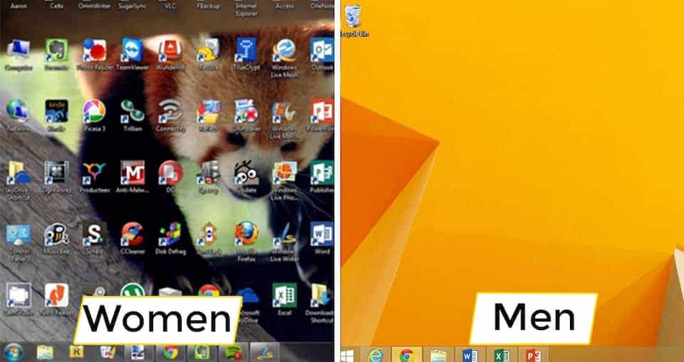 Hilarious behavioral differences between men