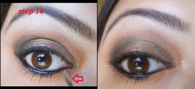 copper eye makeup tutorial (8)