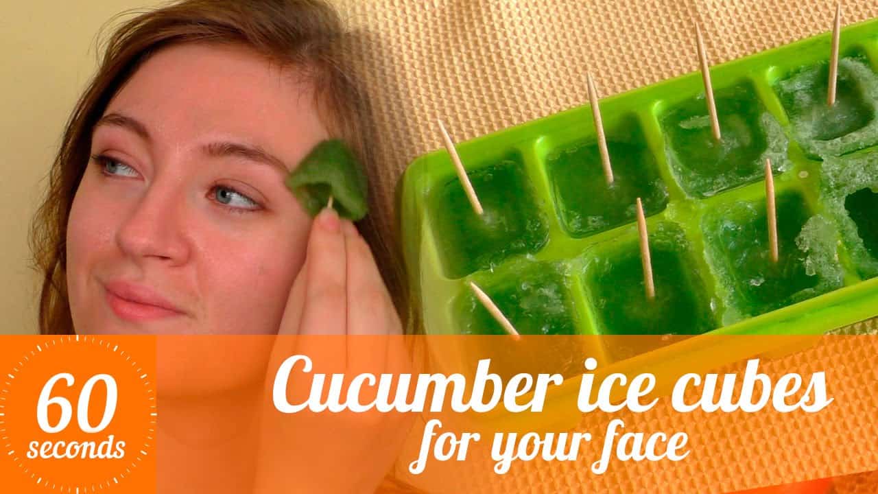Potato Cucumber Ice Cubes For Dark Spots
