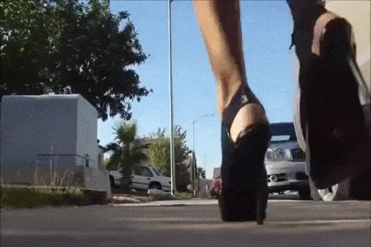 Confident? yes, my heels are with me