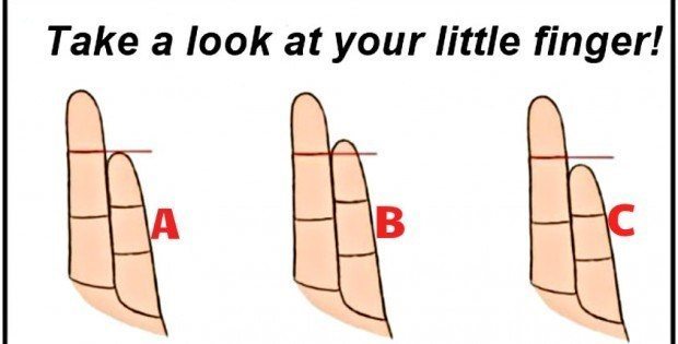 fingers length reveals your personality