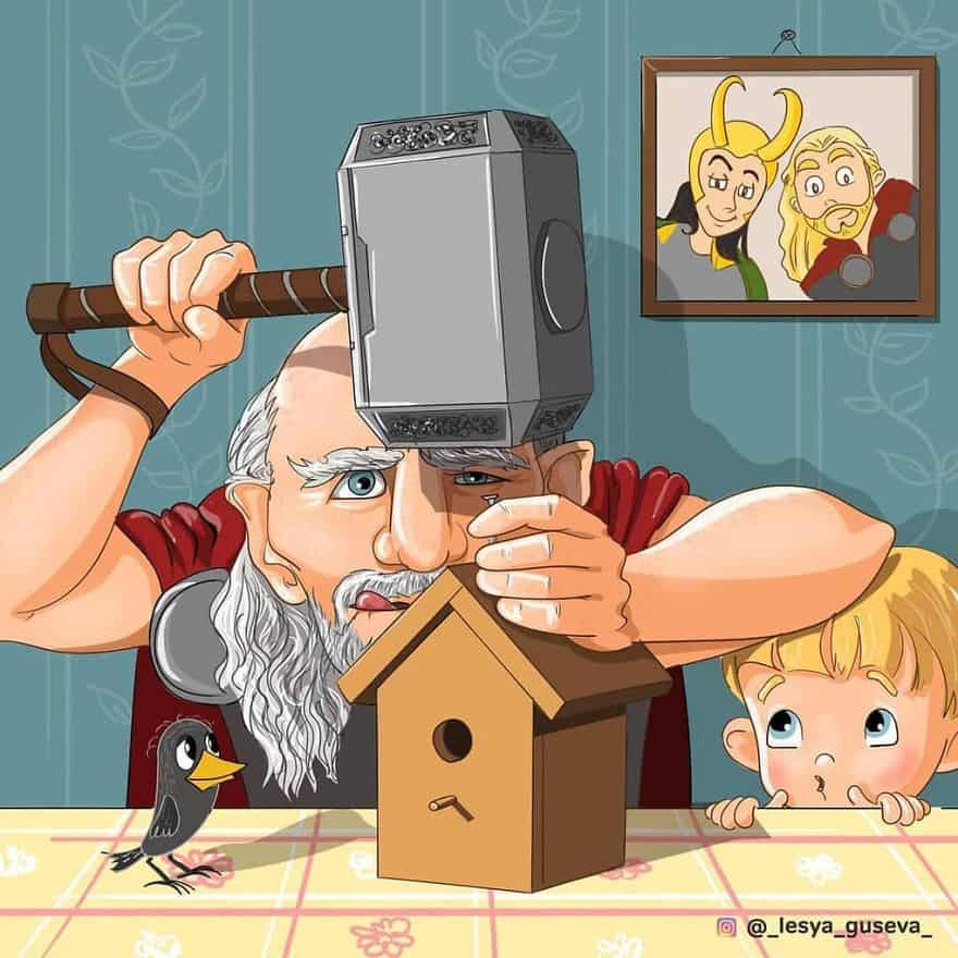 Thor: Birdhouse for grandson