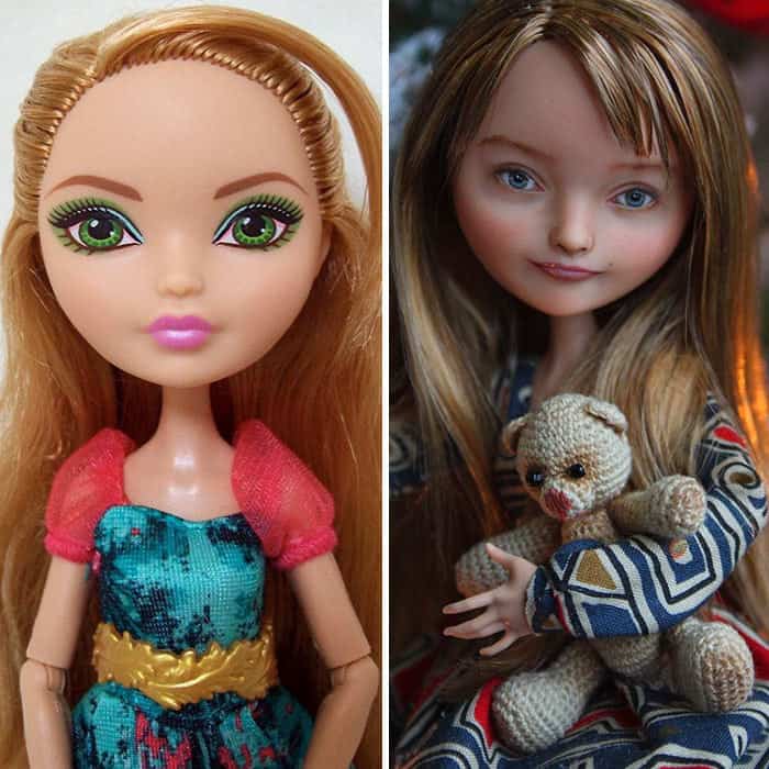 dolls look real after removing makeup