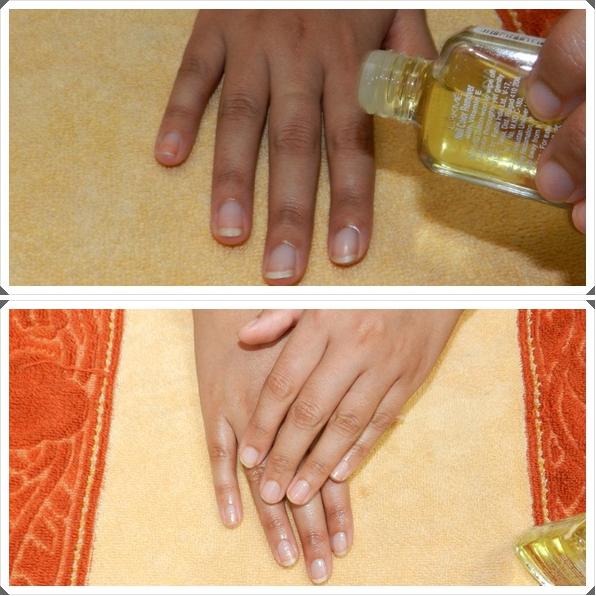 olive oils on nails