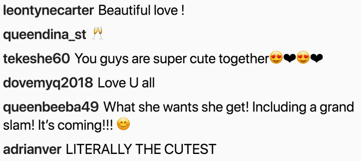 Serena williams wanted italian food