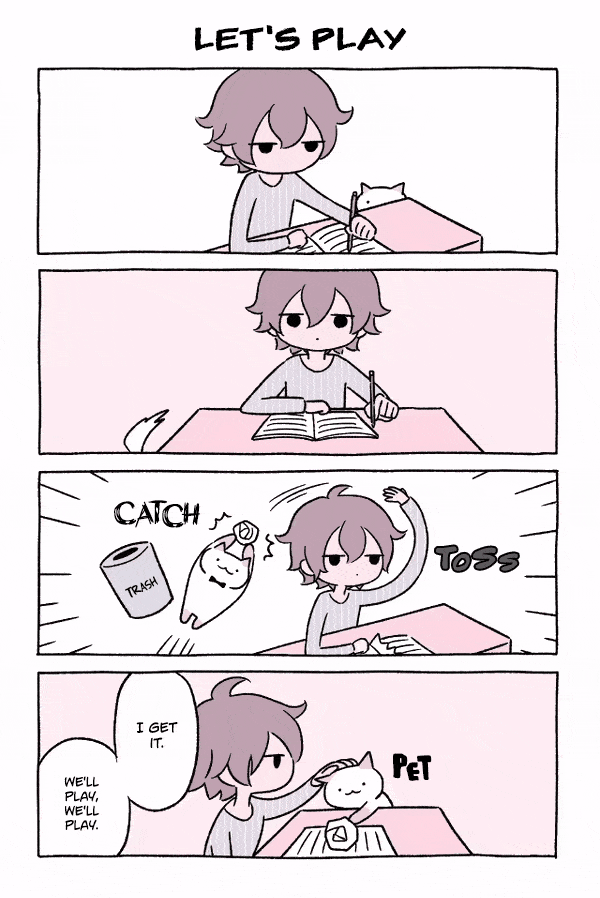 Adorable Cat Comic Created By A Japanese Artist