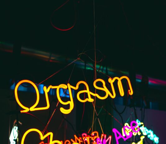 An Orgasm A Day Keeps To Doctor Away – True Or False? Orgasm Chasm neon signage