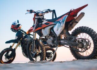 8 Ways to Keep Your Dirt Bike Looking New selective focus photography of two white and black dual-sport motorcycles
