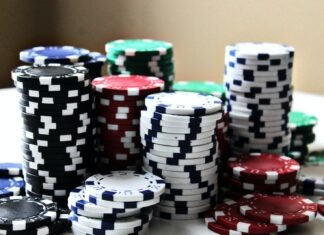 Best Online Casino Marketing Ideas stacked poker chips with different colors