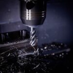 silver and black power tool
