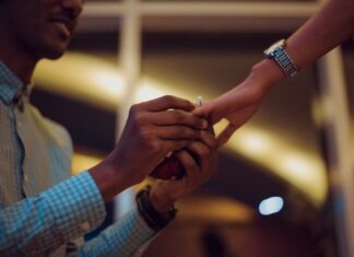 Tips To Consider When Getting Married In The UK man putting ring on woman's hand