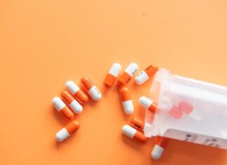 What is Medicine On-Demand orange and white medication pill