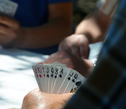 people playing cards