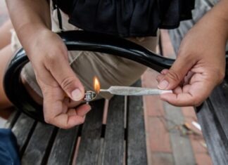RAW Cones: The Mona Lisa of Pre-rolls and a Middle Finger to Cannabis Regulations person holding silver and black lighter