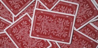 red playing cards