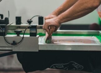 Coventry’s Best T-Shirt Printing Services: How Woven Inc Leads the Market a person working on a machine