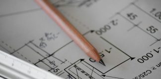 brown pencil on white printing paper